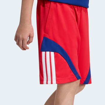 ADIDAS SPORTSWEAR Regular Workout Pants in Red