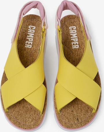 CAMPER Sandals ' Oruga ' in Yellow