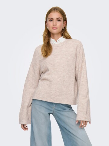 ONLY Pullover 'ONLSIMONI' in Grau: Vorderseite