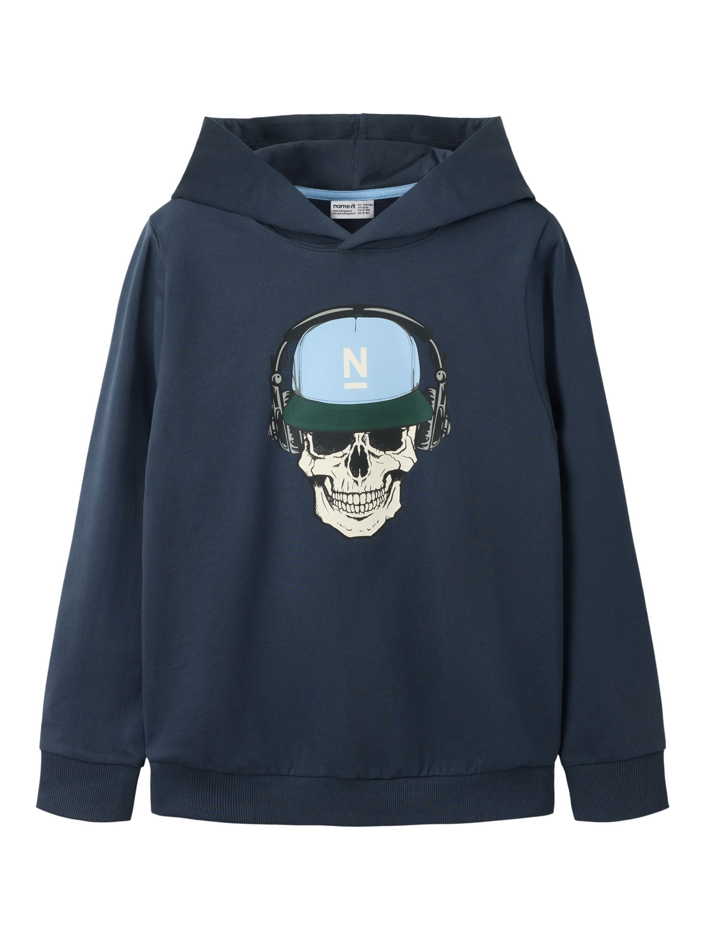 Sweat NAME IT en bleu : devant