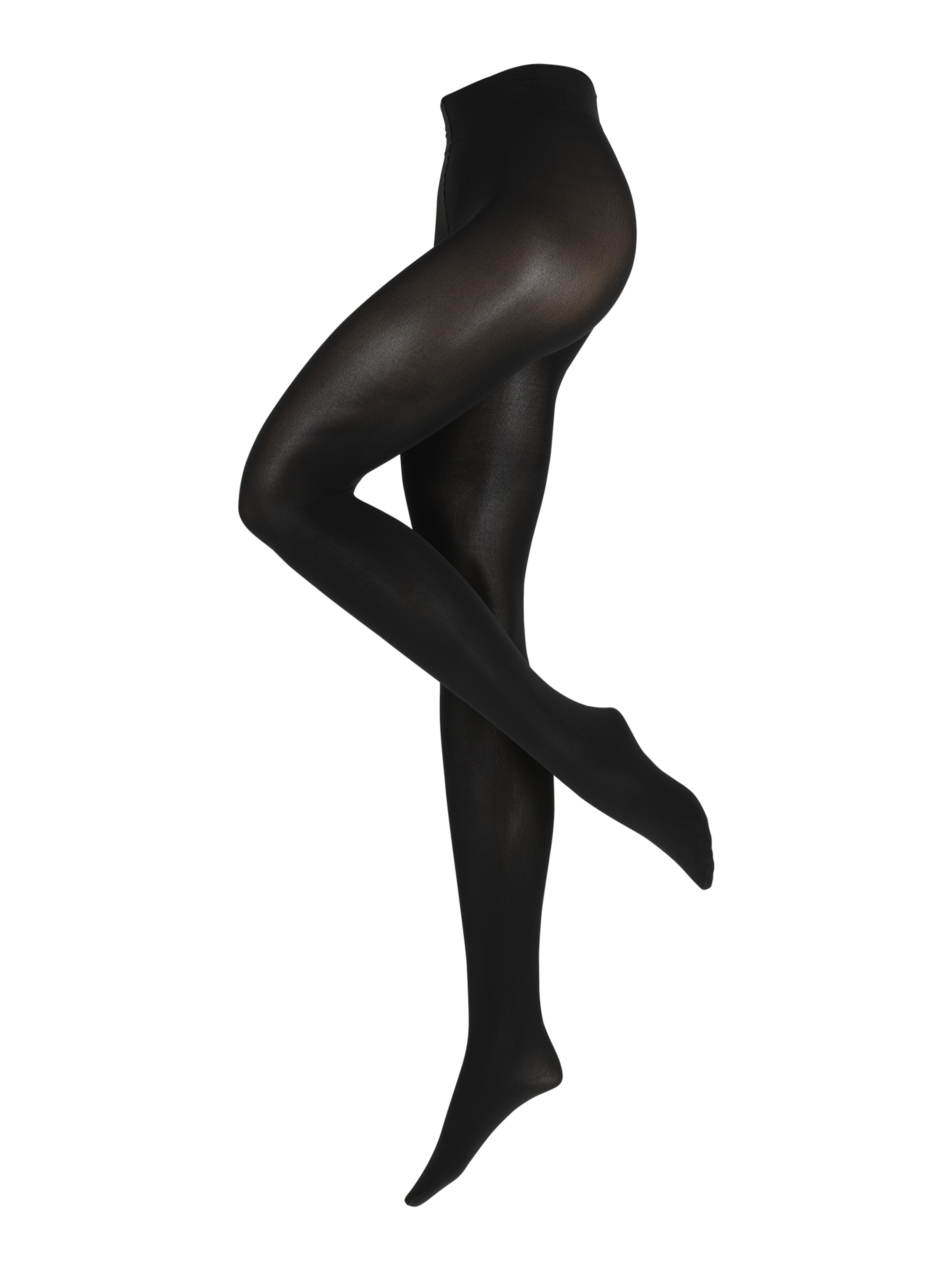 Wolford Λεπτό καλσόν 'Wellness' σε μαύρο: μπροστά