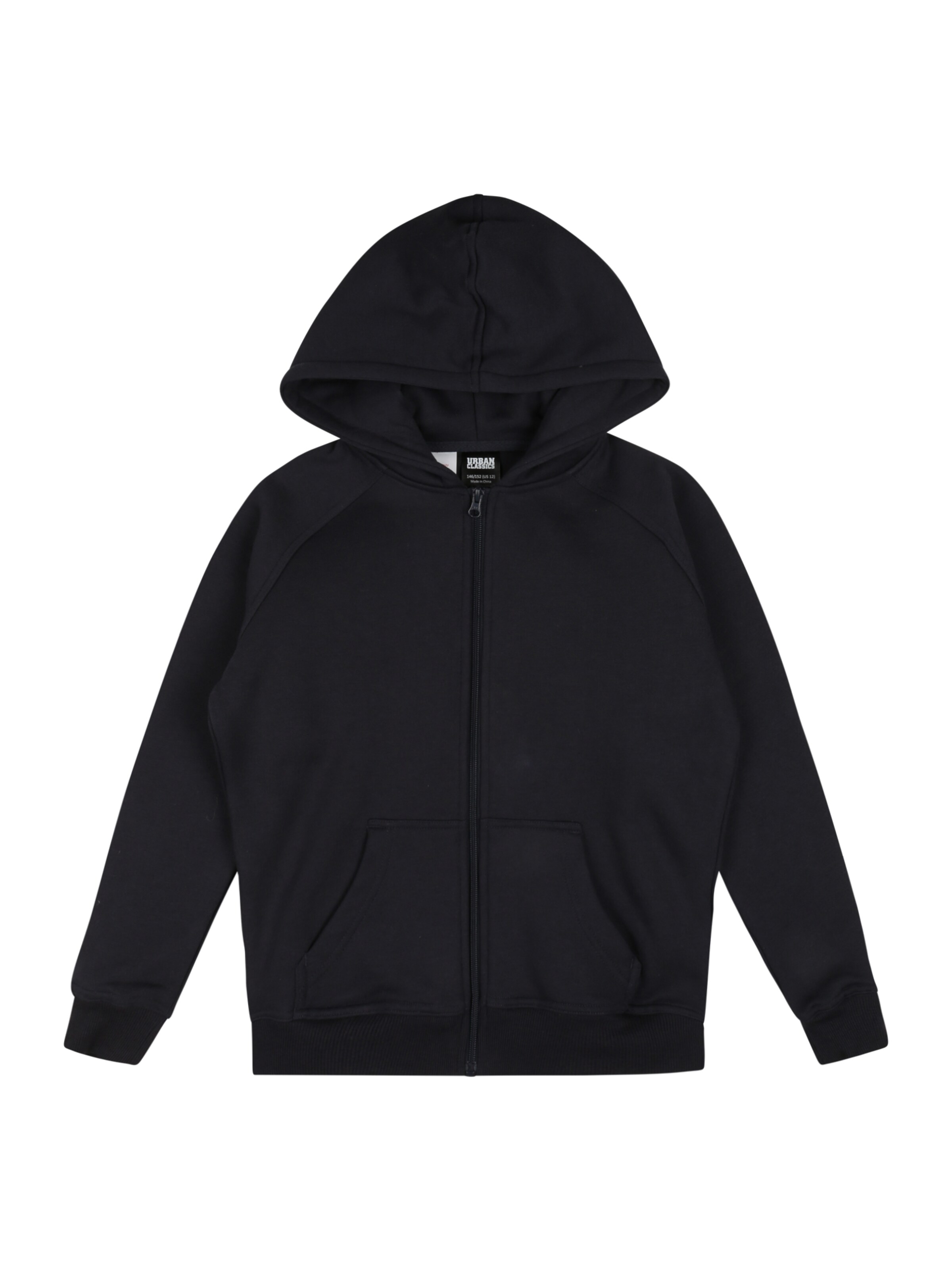 Urban Classics Sweatjacke in Blau: Vorderseite