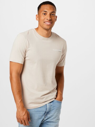 SCOTCH & SODA T-Shirt in Grau: Vorderseite