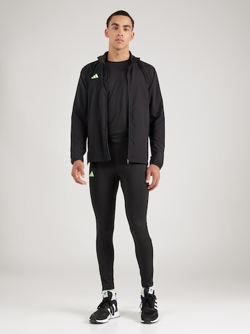 ADIDAS PERFORMANCE Sportjacke 'ADIZERO' in Schwarz