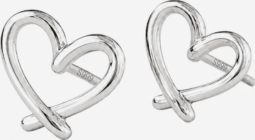 Alster HerzNaušnice 'Love Heart' - srebro boja: prednji dio