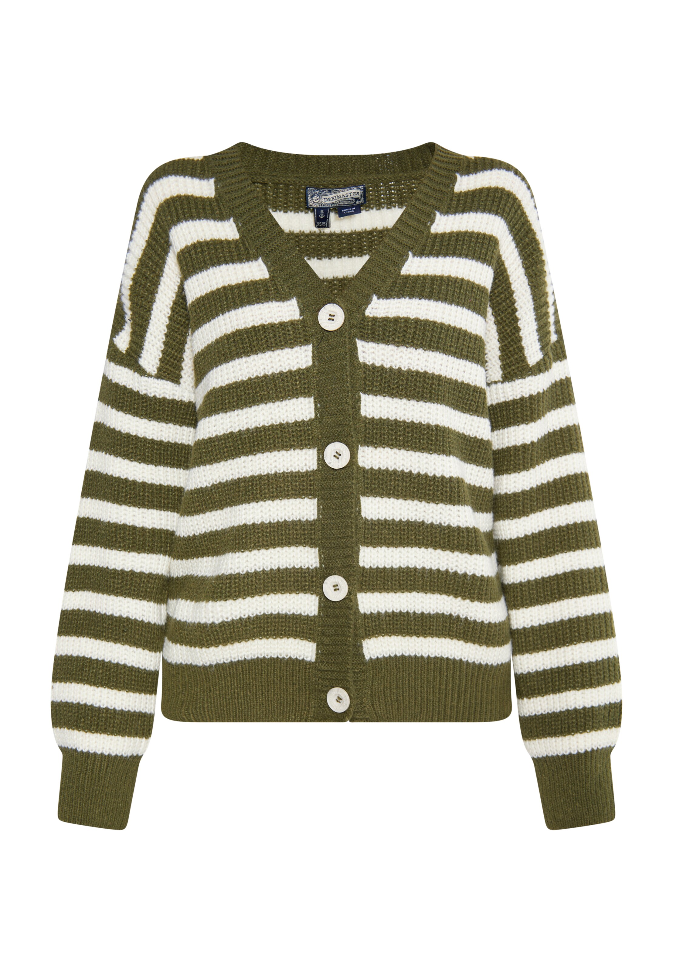 DreiMaster Vintage Kardigán - zöld: elől
