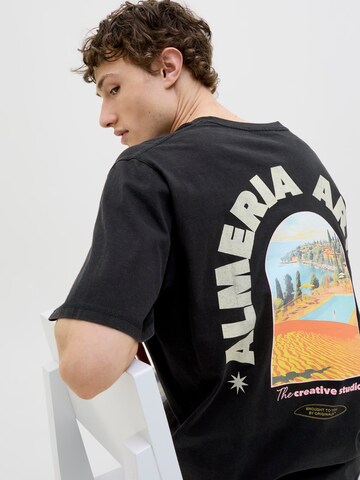JACK & JONES Футболка 'JORAlmeria World' в Черный