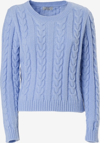 Influencer Pullover in Blau: predná strana