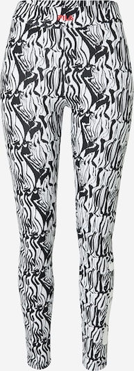 FILA Leggings en noir / blanc, Vue avec produit