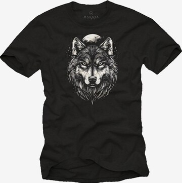 MAKAYA Shirt in Black: front