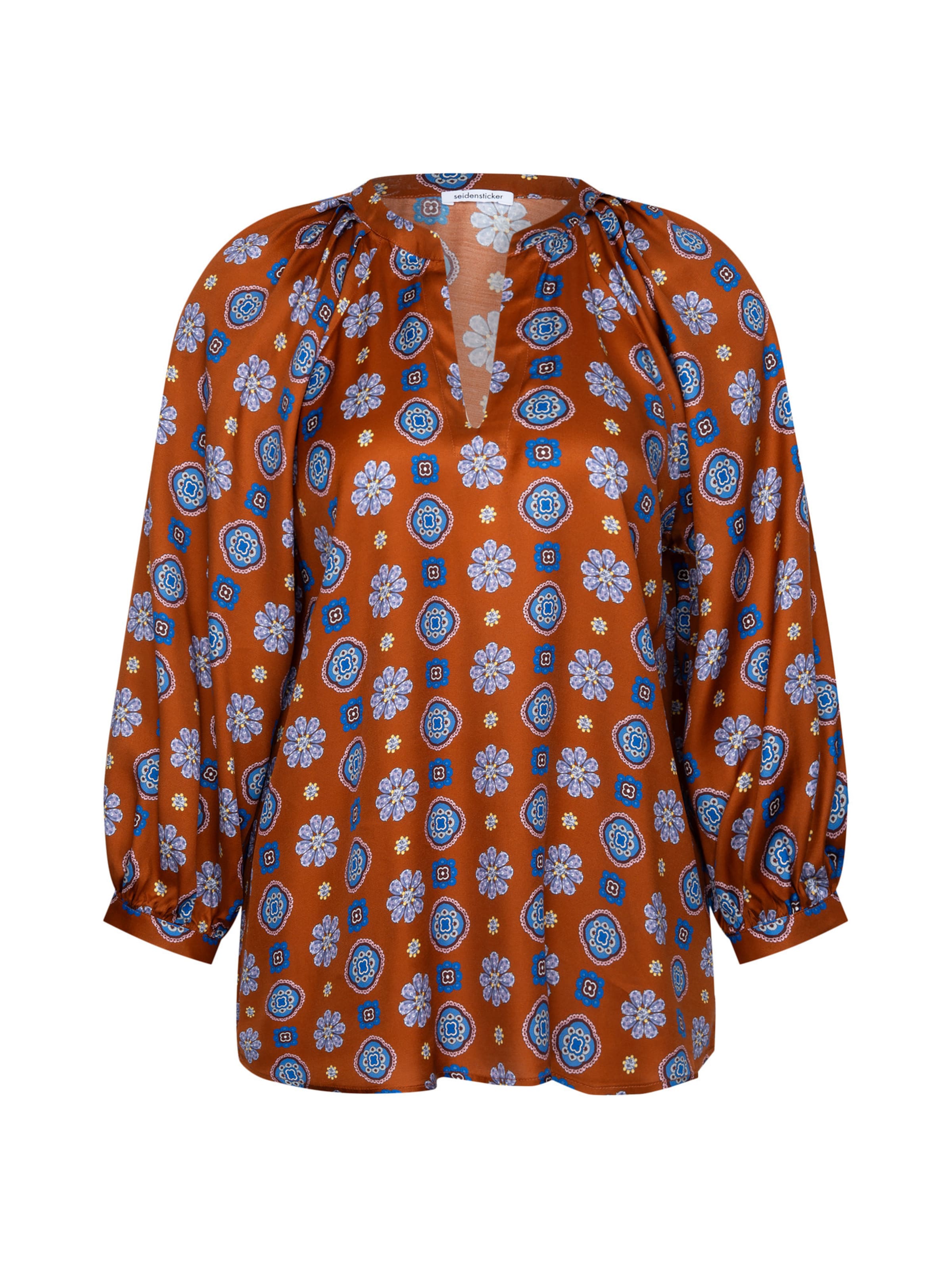 SEIDENSTICKER Blouse 'February Drop 261' in Orange: front
