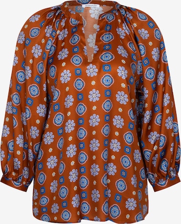 SEIDENSTICKER Bluse 'February Drop 261' in Orange: Vorderseite