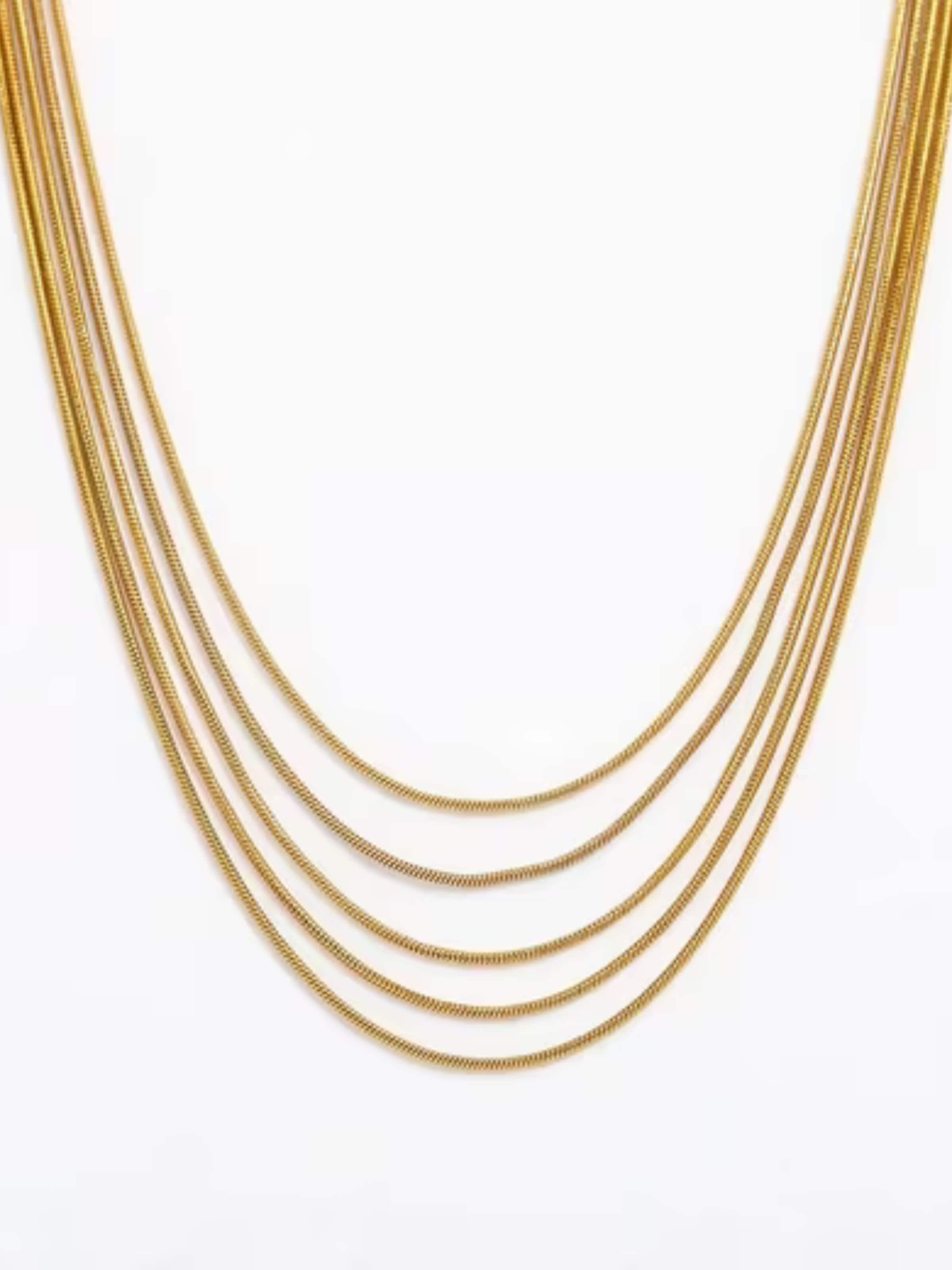 ROUGEMONT Jewellery Kette in Gold: Vorderseite