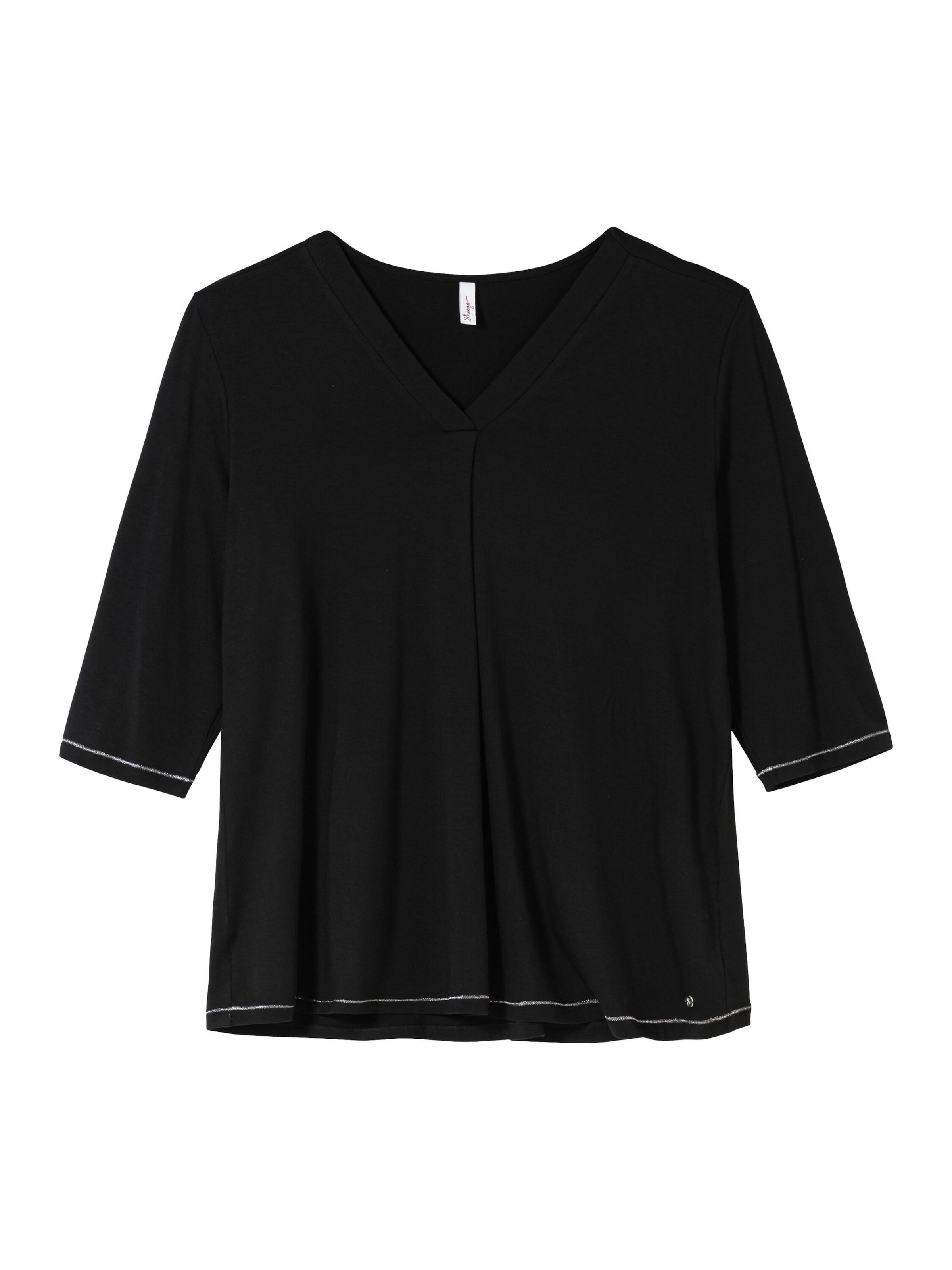 Chemisier SHEEGO en noir : devant