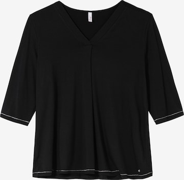 SHEEGO Blouse in Black: front