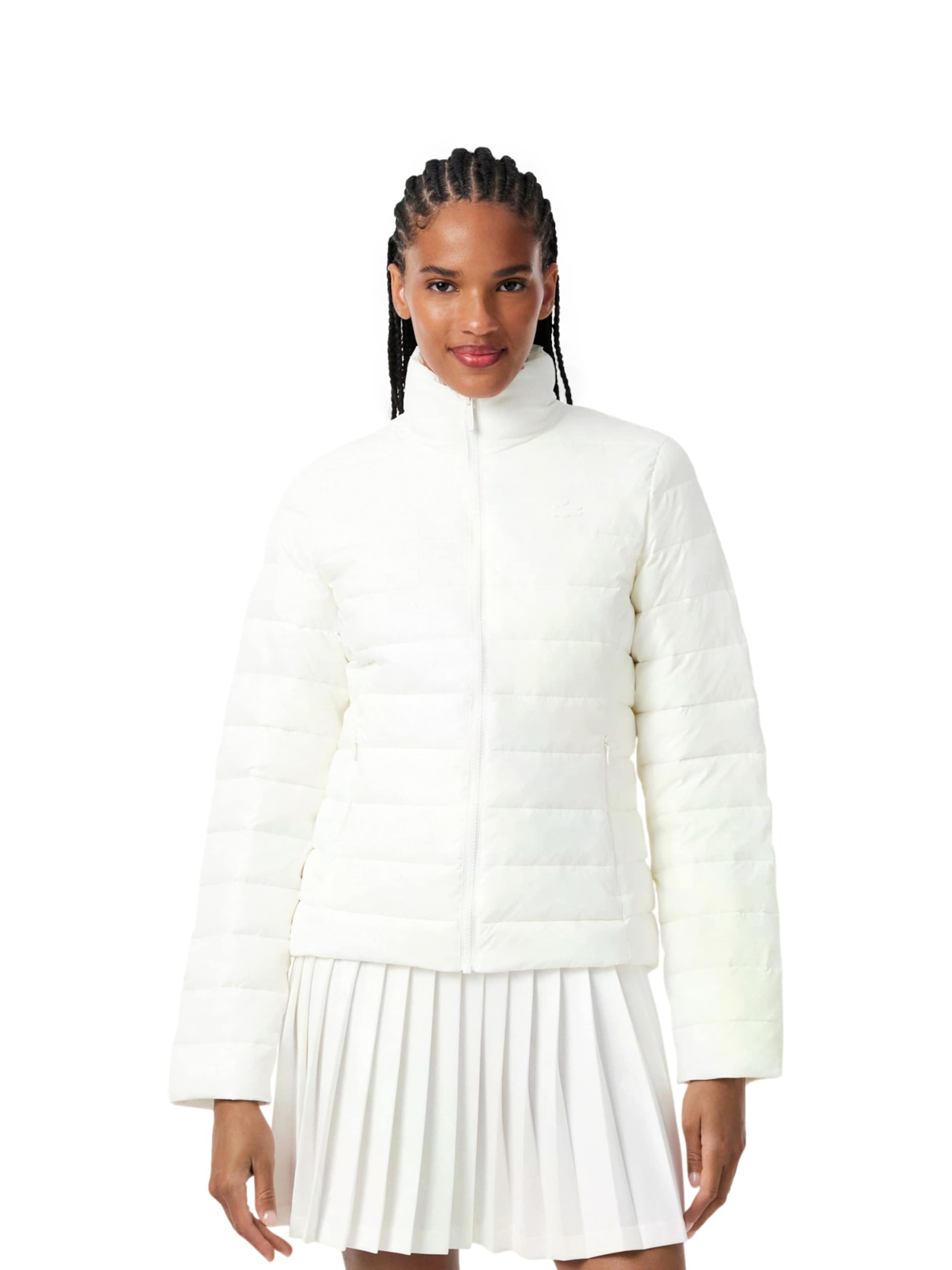 LACOSTE Winterjas in Wit: voorkant