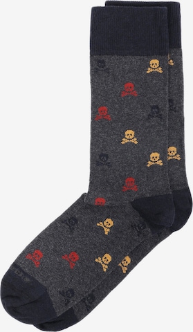 Scalpers Socks in Grey: front