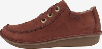 CLARKS Lace-Up Shoes 'Funny Dream' in Brown: front