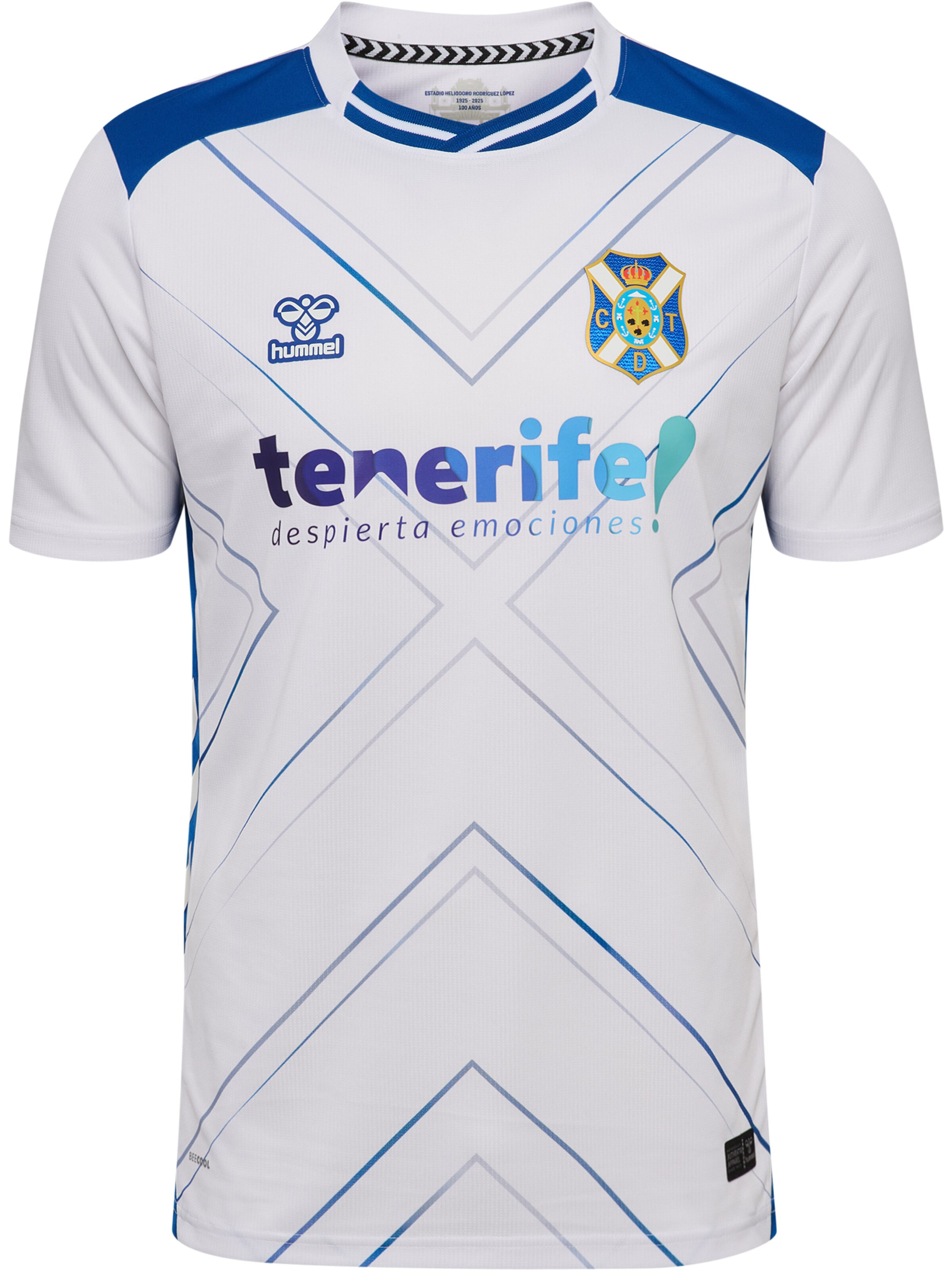 T-Shirt fonctionnel 'CD Teneriffa Heimtrikot 25/26' Hummel en blanc : devant