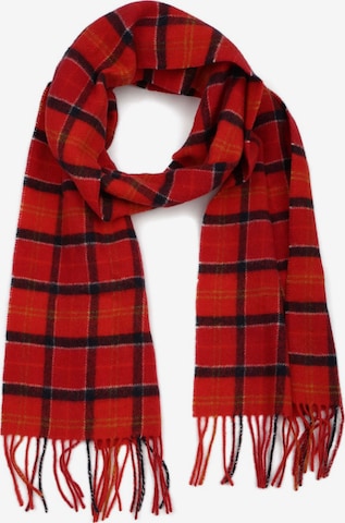 Écharpe Barbour en rouge : devant