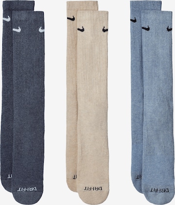 Nike Sportswear Athletic Socks in Black: front