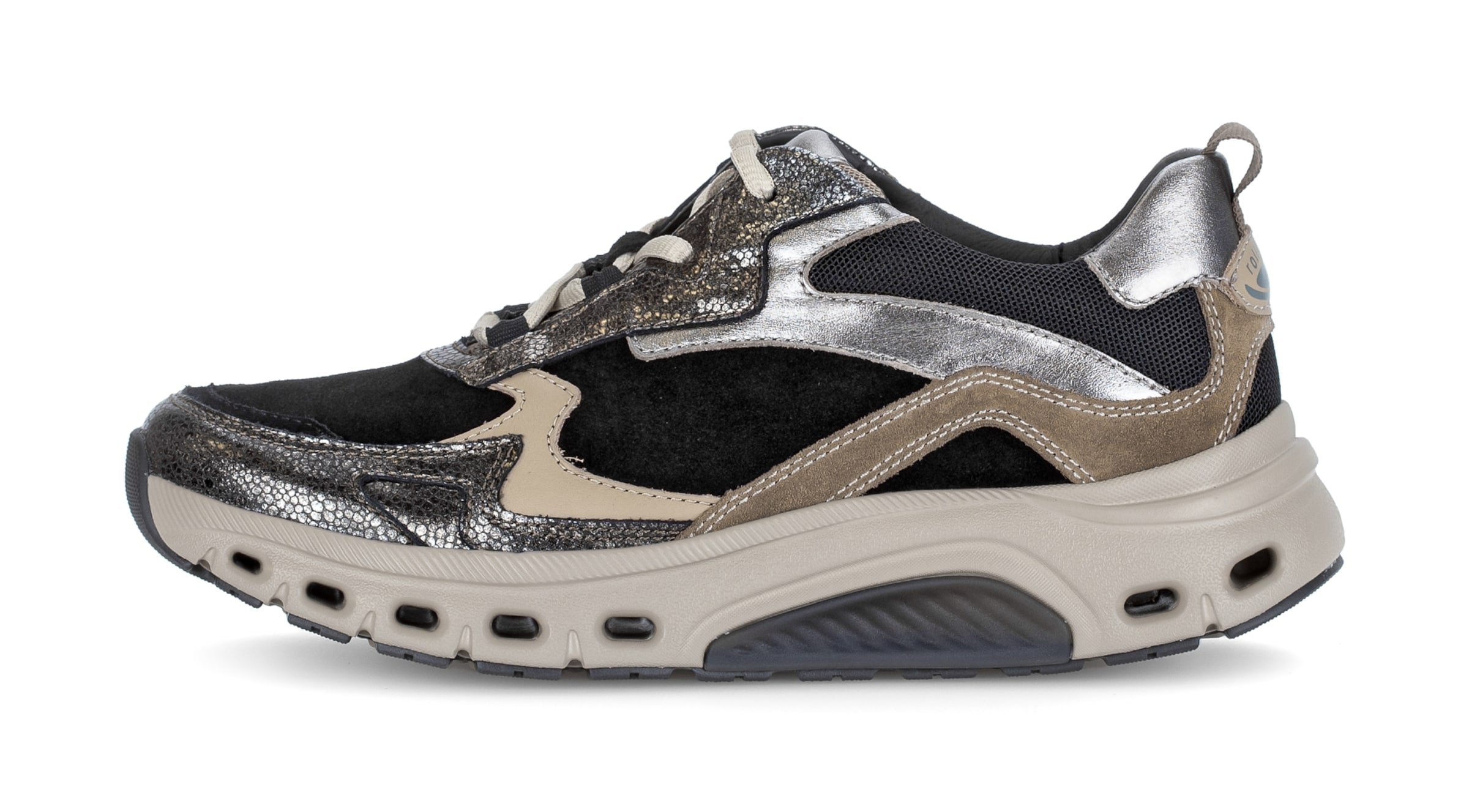 Gabor Rollingsoft Athletic Lace-Up Shoes in Black