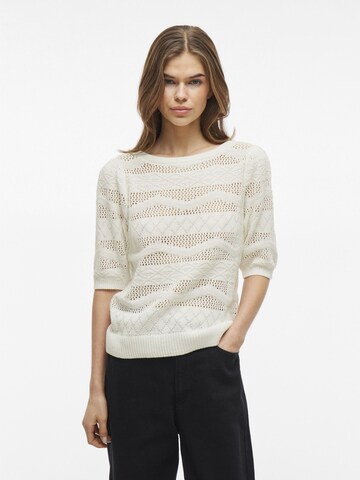 Pull-over VILA en blanc : devant