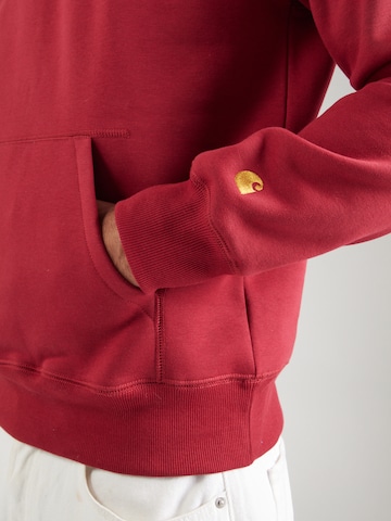 Felpa 'Chase' di Carhartt WIP in rosso