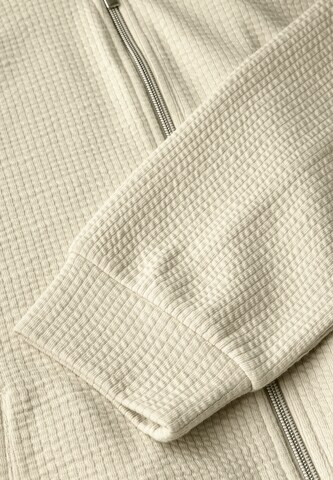 Street One Studio Kurze Sweatjacke in Beige