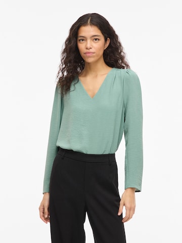 VILA Blus 'VIRELLA' i grön: framsida