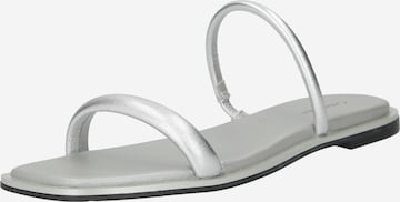 Calvin Klein Pantofle – stříbrná: přední strana