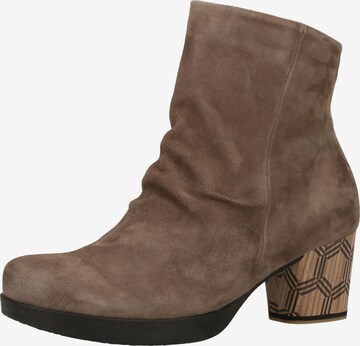 THINK! Ankle Boots in Brown: front