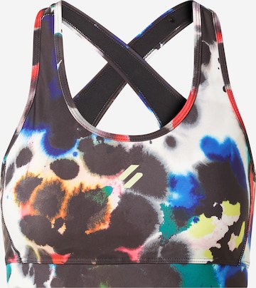 Superdry - Soutien Bustier Soutien de desporto 'Core' em mistura de cores: frente