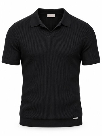 Ombre - Camiseta en negro: frente
