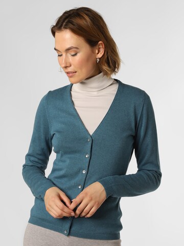 Brookshire Knit Cardigan in Blue: front