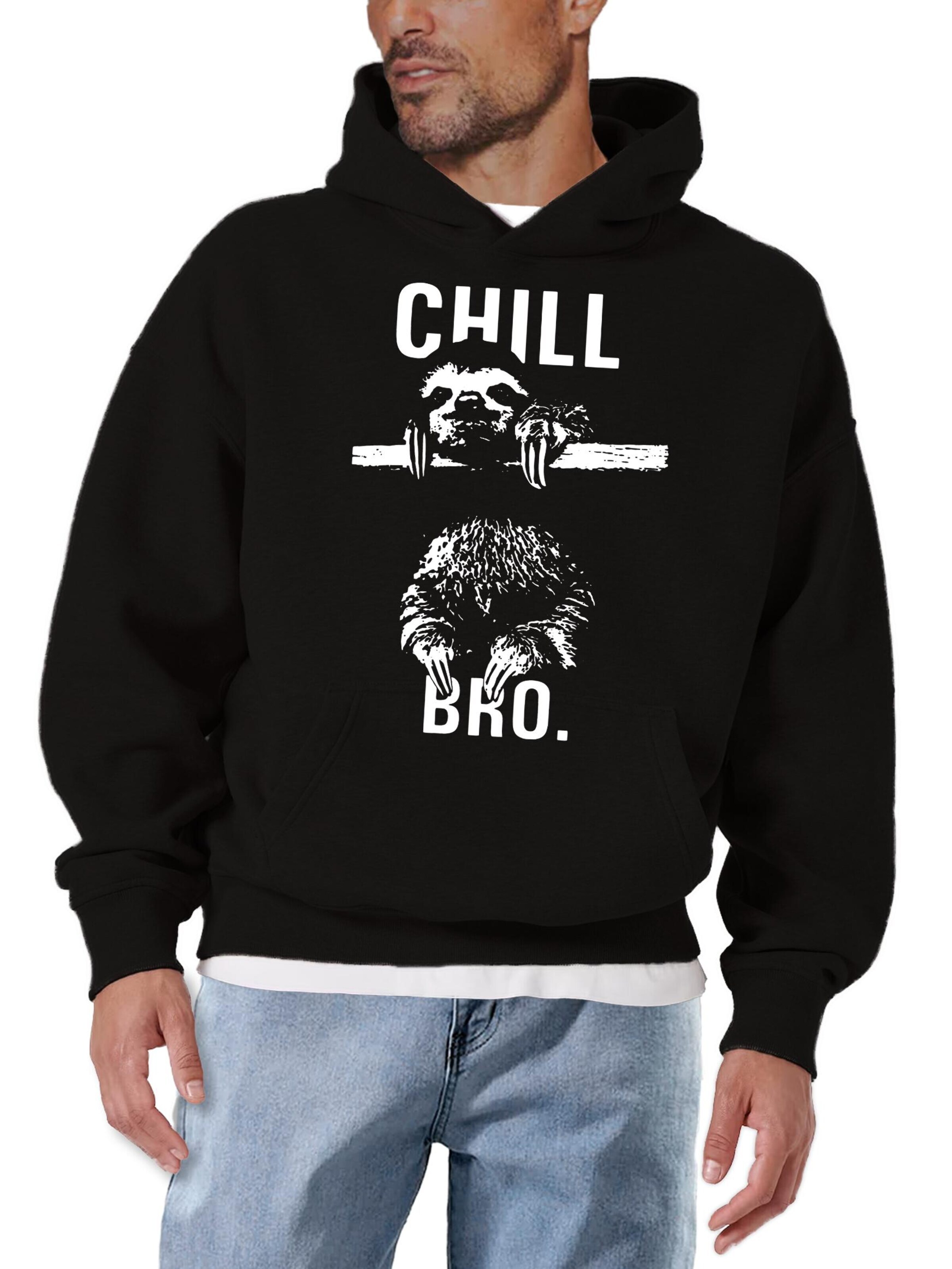 MAKAYA Sweatshirt in Black: front