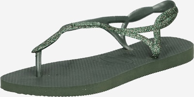 Flip-flops 'Luna' HAVAIANAS pe verde smarald, Vizualizare produs