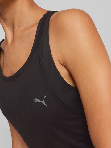 PUMA Sporttop in Schwarz