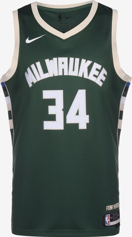 NIKE Performance Shirt 'Giannis Antetokounmpo Milwaukee Bucks' in Green: front