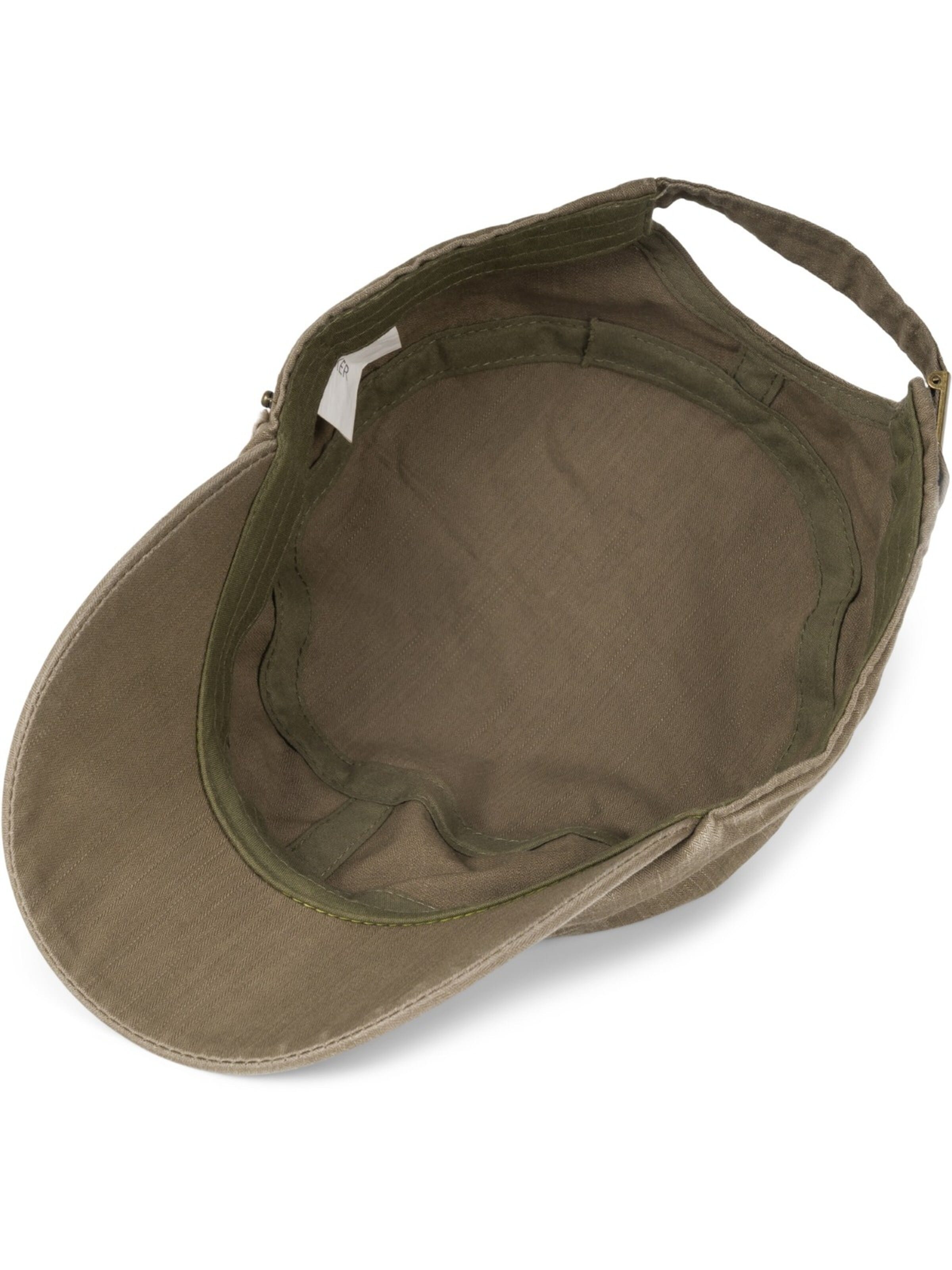 styleBREAKER Cap 'Military Cap Destroyed Used Look' in Green
