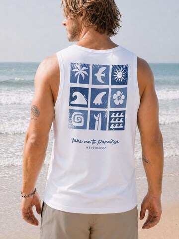 Neverless Shirt 'Paradise'‌‌‌‌‌‌‌‌‌ in Weiß