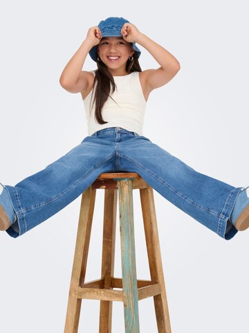 Wide leg Jeans 'KOGNew Brook' di ONLY GIRLS in blu