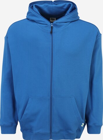 Urban Classics Sweat jacket in Blue: front