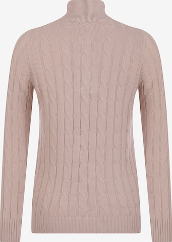 DENIM CULTURE Sweter ' KATARINA ' w kolorze beżowy