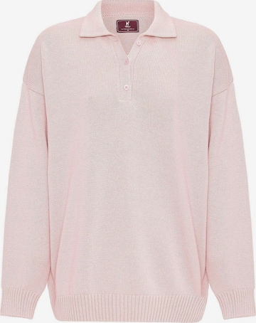 Williot Neulepaita värissä vaaleanpunainen: etupuoli