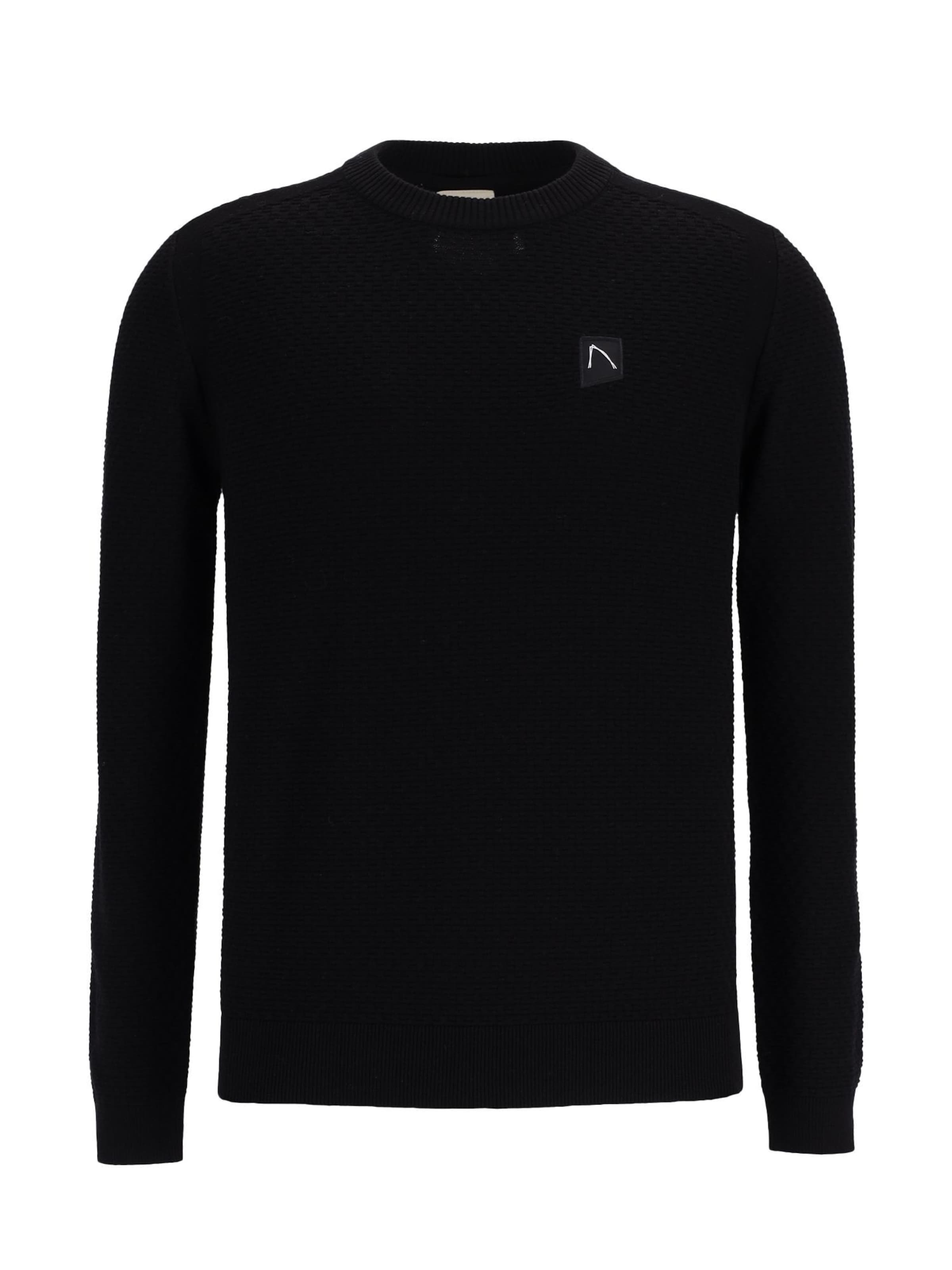 CHASIN' Pullover 'Rico' in Schwarz: Vorderseite