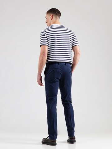 Hackett London Слим фит Панталон Chino 'KENSINGTON' в синьо: отзад