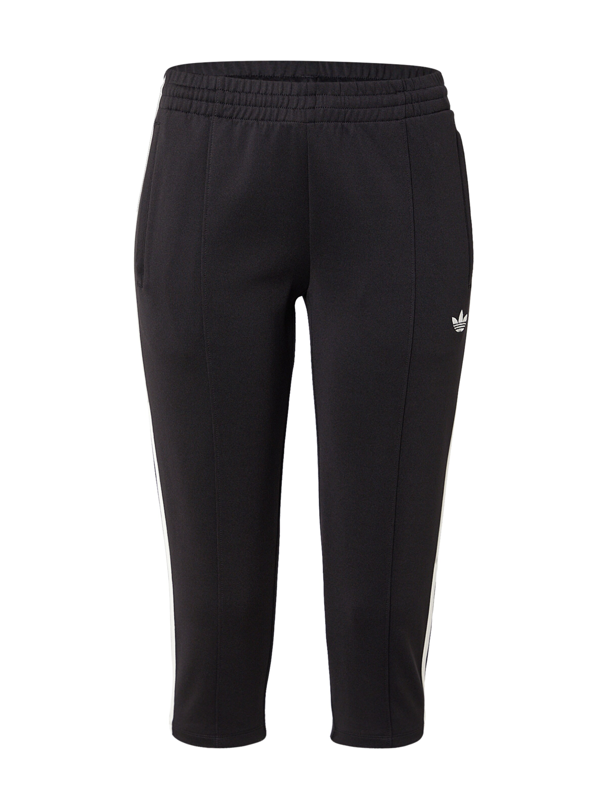 ADIDAS ORIGINALS Слим Штаны в Черный: спереди