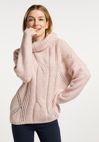 Usha Sweater in Pink: front