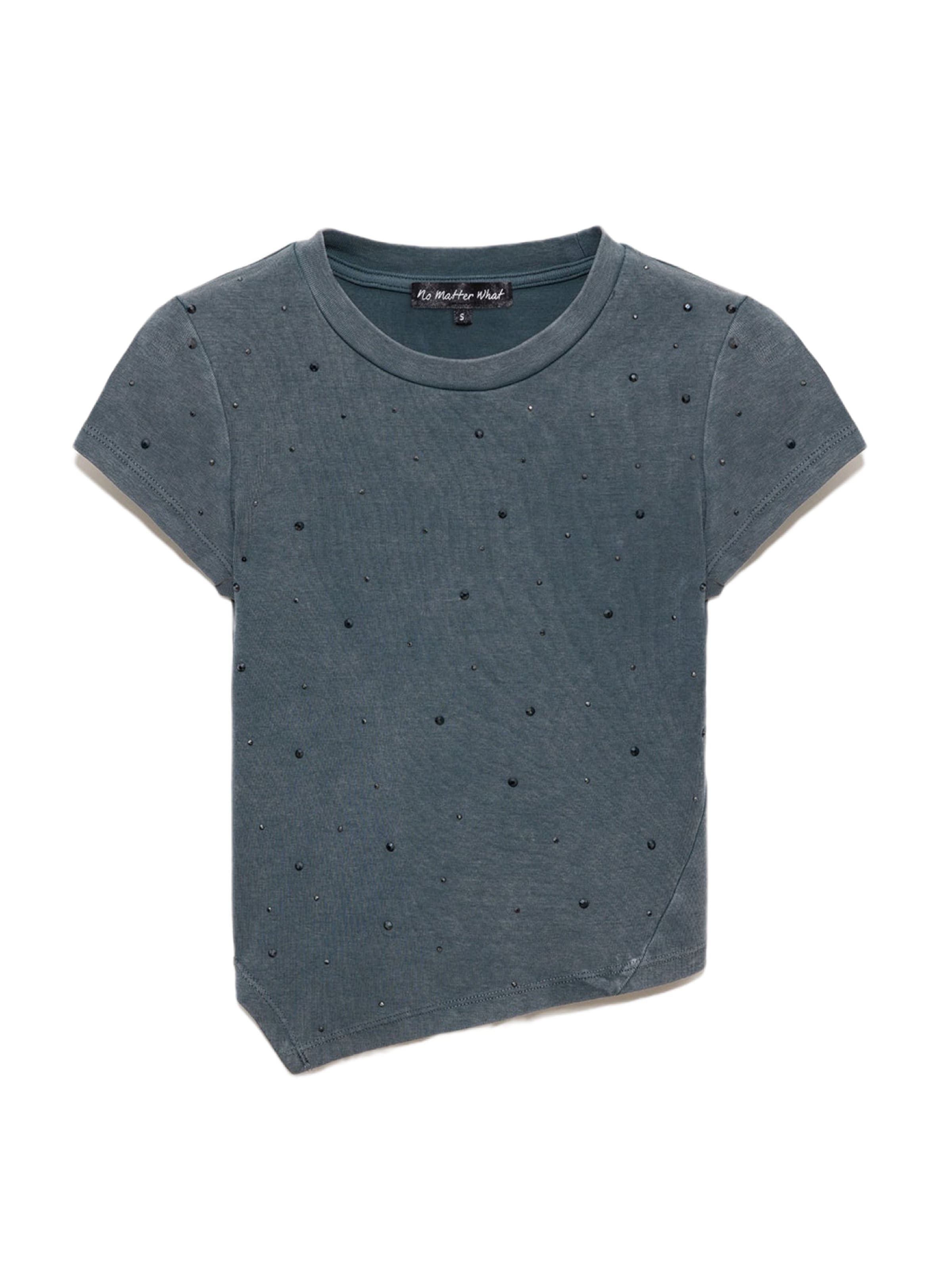 No Matter What T-Shirt in Blau: Vorderseite